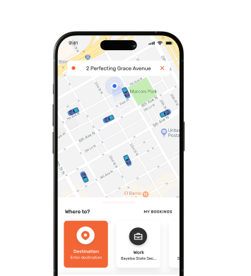 Ecoride App Screen 1